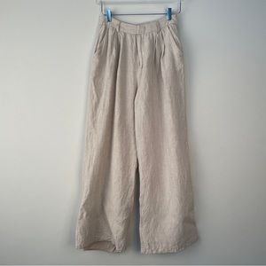DISSH Cream Wide Leg Pants